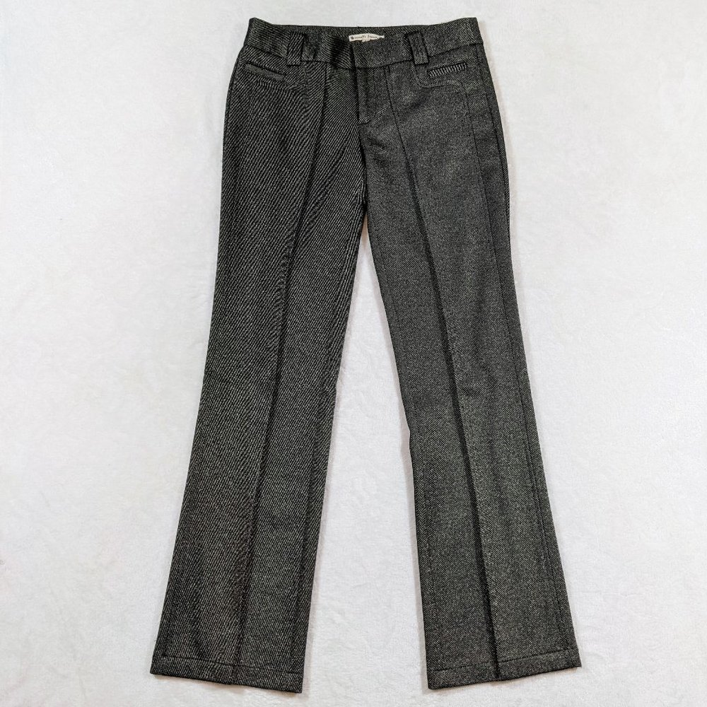 Nanette Lepore tuxedo formal gold black slacks pants